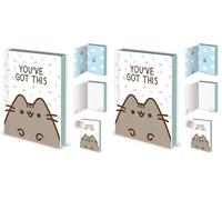 Toys & Gamers Pyramid International | Pusheen | You've Got This | A5 | Premium | Notebook | Kids | Adults | Birthday | Christmas (Pack of 2)