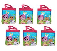Toys & Gamers Set of 6 x Backpack Trainer Swimming Purse Pencil Bag Sets Make Ideal Party Bags or Gifts (6 x Lalaloopsy Totes)