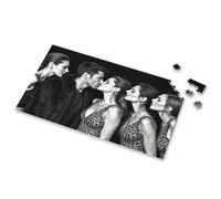 Toys & Games A Man Kissing Multiple Women In A Black-And-White Illustration. Picture Puzzle Easter Gifts For Teens Toys Under 10 Dollars(300PCS)