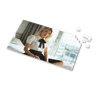Toys & Games A Woman In A White Blouse With A Black Bow Sits On A Bed, Looking Out A Window. Picture Puzzle Easter Gifts For Teens Toys Under 10 Dollars(500PCS)