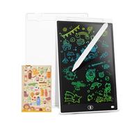 Toys Gifts for 2 3 4 5 6 Year Old Boys Girls, Genialba 12 inch LCD Writing Tablet Colorful Screen Drawing Board Toddler Learning Educational for Birthday Christmas (White)