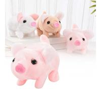 Toys Pig Toy Interactive Walking Talking Tail Wagging Electronic Pet With Moving Nose Battery Not Included (A, One Size)