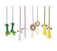 Toys pure Springseil Tiere mit Holzgriffen als Tiermotive (verschied (US IMPORT)