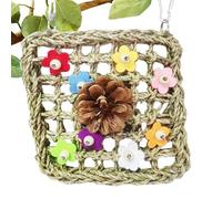 Toys Sittich - Interactive Bird Cage Accessories, Natural Wood Cheetops | Wekensing Swing, Parasol Climbing Director, Play Gym for Nymphensittiche, Cage Decoration for in