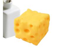 Toys Stress Relief Jumbo Hand Exercise Tactile Stimulation Mood Booster Slow Rising Cheese Shape For Kids Adults Family Friends Work Relaxation Study Waiting Rooms Calm-Down