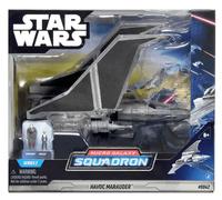 Star Wars Micro Galaxy Squadron HAVOC MARAUDER - 7-Inch Starship Class Vehicle with 1-Inch WRECKER and OMEGA Micro Figure Accessories