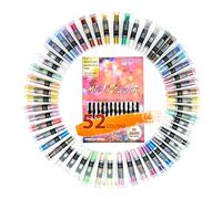 ToysButty Mica Powder for Epoxy Resin 52 Pure Color in Jars Sealed Pigments Set,Soap Making,Slime, Nail Art,Bath Bombs,Wax Melts, Pigment Kit