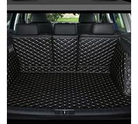 TOYSPY Car Boot Liner Mats for Mini Clubman (F54) 2015-2019,Full Coverage Rear Trunk Pad Anti-Slip Leather Boot Cover Carpets Interior Accessories,A-black beige