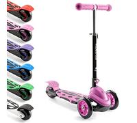 ToyStar Cruise 3 Wheel Tri Scooter, Easy Folding System, Height Adjustable Handlebars, Tilt To Turn Steering, Kids Aged 3+ Years