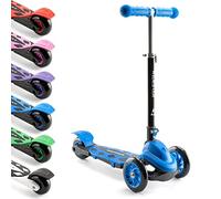 ToyStar Cruise 3 Wheel Tri Scooter, Easy Folding System, Height Adjustable Handlebars, Tilt To Turn Steering, Kids Aged 3+ Years