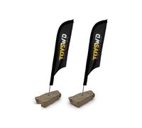 toyswd 2X Flag 9" RC Crawler Park Circuit Model 1/24 & 1/18