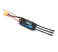 TOYTENSI 40A 2-4S Water Cooling Brushless Marine ESC for RC Boat with 3.5mm Bullet and XT60 connectors