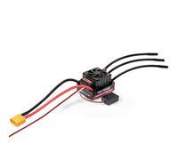 TOYTENSI 50A Waterproof Brushless ESC, 2-3S LiPo Sensorless Speed Controller for 1/10 RC Car, Truck, Buggy, Truggy, Pre-soldered XT60 & 4.0mm Bullet Connectors, 32-bit MCU - T10 Series