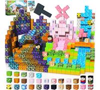 ToyUnited 200PCS Magnetic Blocks, Magnetic Building Blocks Toys for Kids, Creative Stacking Cubes Game Birthday Gifts for Boys Girls Age 3 4 5 6 7 8 9 10, STEM Sensory Toy Construction Tiles
