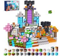 ToyUnited Magnetic Blocks, 150PCS Magnetic Building Blocks Tiles Cubes for Ages 3 4 5 6 7 8 9 10 Boys&Girls, Dark Swordsman Construction Toys STEM Sensory Toys for Kids Birthday Gifts
