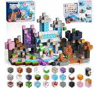 ToyUnited Magnetic Blocks Age 3+, 150PCS Magnetic Building Blocks Tiles Cubes for Ages 3 4 5 6 7 8 9 10 Boys&Girls, Dark Swordsman Construction Toys STEM Sensory Toys for Kids Birthday Easter Gifts