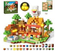 ToyUnited Magnetic Blocks - Roast Chicken 200PCS Magnetic Building Blocks Flashing Light Cubes, Stacking Tiles STEM Montessori Sensory Toys for Kids Boys Girls Ages 3 4 5 6 7 8 9 10 Birthday Gifts