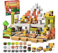 ToyUnited Magnetic Building Blocks, 100PCS Magnetic Blocks Stacking Tiles Cubes Construction Toys STEM Montessori Sensory Toys Gifts for Kids Ages 4 5 6 7 8 9 10 Christmas Advent Calendar