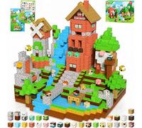 ToyUnited Magnetic Building Blocks with Magic River Adventures: 300 Pieces Magnetic Building Blocks - Build Your Own Treasure Hunt with Figures and Creative Landscapes!