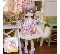 TOYVERSE COME4FREE BJD Minty The Enchanted Forest Series, YaoYao the Cat, Standard Edition, 1 piece/19 cm, BJD doll, movable dolls with doll clothes, birthday gift, ages 15 and up