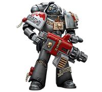 TOYVERSE Joytoy 1/18 Action Figure Warhammer 40,000, Grey Knights Strike Squad Grey Knight with Psycannon, Mobile Joints Character Model, 12 cm, 15 Years and Older