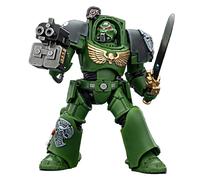 TOYVERSE Joytoy 1/18 Action Figure Warhammer 40,000, Salamanders Terminator 1 with Power Sword and Storm Bolter, Mobile Joints Character Model, 14.3 cm, 15 Years and Above