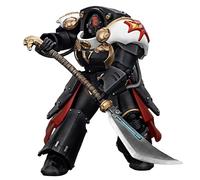 TOYVERSE Joytoy 1/18 Action Figure Warhammer The Horus Heresy, White Scars Ebon Keshig Terminator 1 with Power Glaive, Mobile Joints Character Model, 13.7 cm, 15 Years and Above