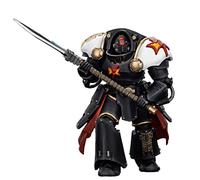 TOYVERSE Joytoy 1/18 Action Figure Warhammer The Horus Heresy, White Scars Ebon Keshig Terminator 2 with Power Glaive, Mobile Joints Character Model, 13.7 cm, 15 Years and Above