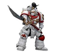 TOYVERSE Joytoy 1/18 Action Figure Warhammer The Horus Heresy, White Scars Legion Praetor, Mobile Joints Character Model, 12.3 cm, 15 Years and Above