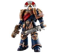 TOYVERSE JOYTOY 1/18 Warhammer 40,000 Action Figure, Space Marine 2, Ultramarines Relic Secundus Armour with Artificer Bolt Rifle, chainsword and Bolt Pistol, Character Model