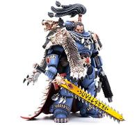 TOYVERSE JOYTOY 1/18 Warhammer 40,000 Action Figure, Space Wolves Ragnar Blackmane, Movable Joints Character Model, Ages 15+