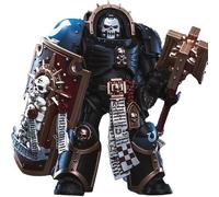 TOYVERSE JOYTOY 1/18 Warhammer 40,000 Action Figure, Ultramarines Chaplain in Terminator Armour, Movable Joints Character Model, Ages 15+