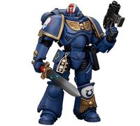 Toyverse JOYTOY 1/18 Warhammer 40,000 Action Figure, Ultramarines Heroes of The Chapter Primaris Lieutenant Erastus, Movable Joints Character Model, Ages 15 and Up