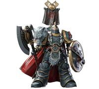 Toyverse JOYTOY 1/18 Warhammer The Horus Heresy Action Figure, Space Wolves Legion Praetor with Power Axe and Combat Shield, Movable Joints Character Model, 15+ Years Old