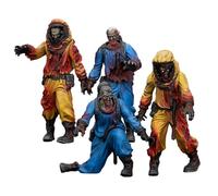 TOYVERSE JOYTOY 1/25 Action Toys, Dark Source Zombie Figure Biochemical Lab Team, Suitable for Halloween Articulated Miniature Model, Ages 15 and Up