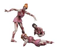 TOYVERSE JOYTOY 1/25 Action Toys, Dark Source Zombie Figure Cheerleaders, Suitable for Halloween Articulated Miniature Model, Ages 15 and Up