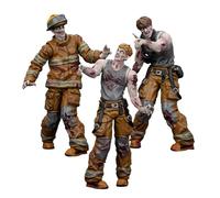 TOYVERSE JOYTOY 1/25 Action Toys, Dark Source Zombie Figure Firefighters, Suitable for Halloween Articulated Miniature Model, Ages 15 and Up