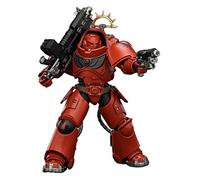 TOYVERSE JOYTOY Warhammer 40,000 Game Edition Blood Angels Heavy Intercessor with Heavy Bolt Rifle and Bolt Pistol 1/18 Scale Action Figure Character Model 15+