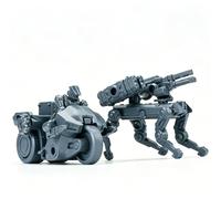 TOYVERSE Sheik Mainland 1/60 Reconnaissance Squad Gray - 3 Minutes Plan Action Figure Model Kit for Ages 15+