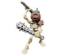 TOYVERSE YOTOTOY 1/12 Scale Action Figure Laughter Trickster with Maces 15 cm GhostRabbit's Redemption Skeletons Line Night Tricksters Alternate Pumpkin Head Removable Armor for Ages 15+