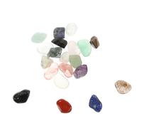 Toyvian 1 Box Natural Crystal Stones Collection Mixed Irregular Gemstones with Display Box Multifunctional Semi-precious Specimens for Geology Study Home Decor and Photography Props