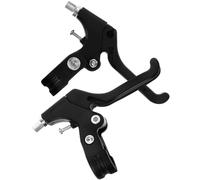 Toyvian 1 Pair Bike Brake Handle Brake Levers Lightweight Plastic Metal Easy to Operate Assorted Color for Learning How to Ride The Bike