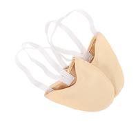 Toyvian 1 Pair Breathable Half Sole Dance Shoes for Women Non Slip Toe Guards with Cushioning for Ballet Yoga Belly Dancing Comfortable Footwear for Added Grip Stability Golden