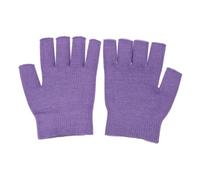 Toyvian 1 Pair Fingerless Moisturizing Gel Gloves for Dry Hands with Skin-Friendly Knit Fabric and Gum Dipping, Protective Hand Care Gloves Suitable for Daily Use