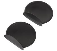 Toyvian 1 Pair Helmet Rat Ear Motorbike Helmet Animal Ear Black Silicone Decorative Creative Appearance Playful Texture Stand from The Crowd