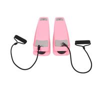 Toyvian 1 Pair Mini Stepper Stair Stepper with Resistance Bands Foldable Spacesaving Abs Design for Users of Ages and Fitness Levels Home Gym Living Room Workout