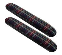 Toyvian 1 Pair Padded Armrest for Wheelchair: Wheelchair Armrest Pads Plaid Pattern - Ergonomic Padded Cushion Accessories Replacement