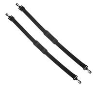 Toyvian 1 Pair Shockproof Multifunctional Violin Bag Replacement Strap with Oxford Cloth and Plastic Material, Adjustable Widened Shoulder Strap for Musicians, for Violin Case Carrying