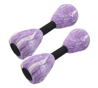 Toyvian 1 Pair Water Dumbbells Aerobics Swimming Pool Dumbbells Sports Aquatic Exercise Barbells Foam Fitness Resistance Barbells Float Water Aerobics Equipment For Weight Loss
