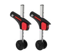 Toyvian 1 Pair Wheelchair Anti-Tipping Device with Adjustable Height Design - Rear Stabilizer Wheels for Wheelchair and Recliner Wheelchair Outdoor Use 7/8'' Dia Tube